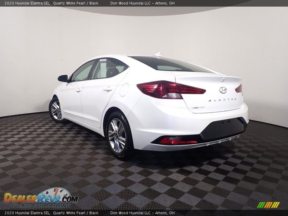 2020 Hyundai Elantra SEL Quartz White Pearl / Black Photo #11