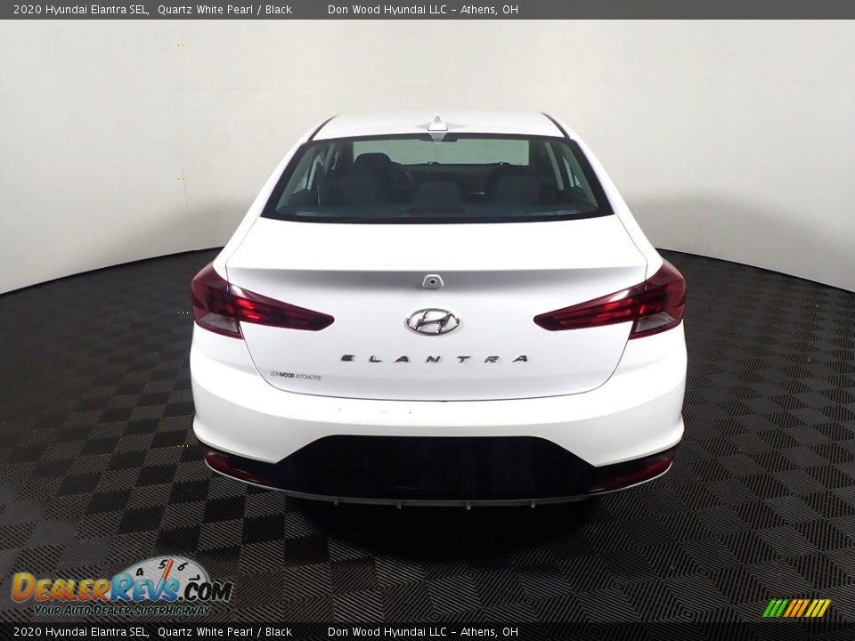 2020 Hyundai Elantra SEL Quartz White Pearl / Black Photo #13