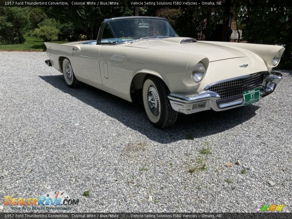 Front 3/4 View of 1957 Ford Thunderbird Convertible Photo #6