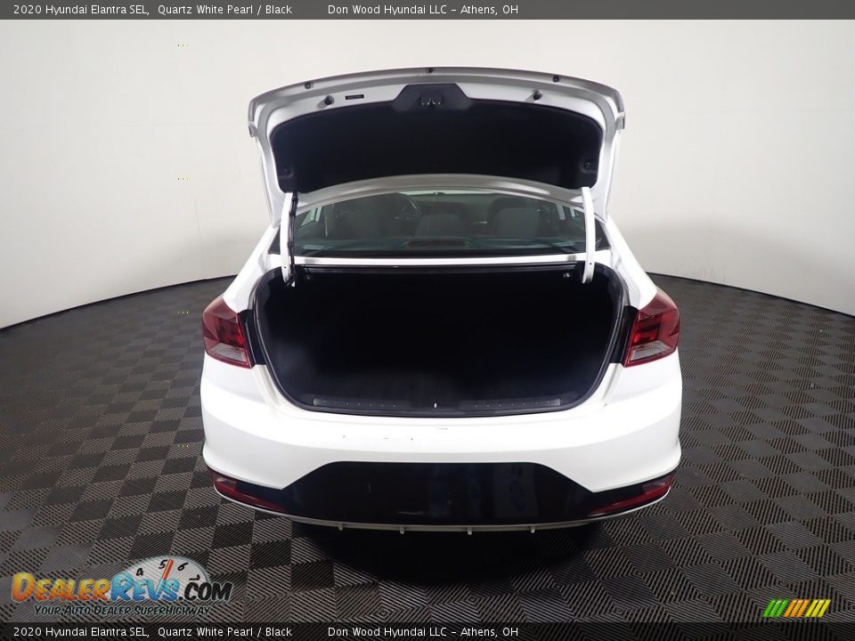 2020 Hyundai Elantra SEL Quartz White Pearl / Black Photo #14