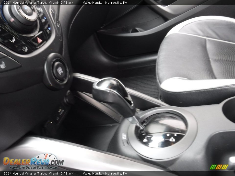 2014 Hyundai Veloster Turbo Vitamin C / Black Photo #15