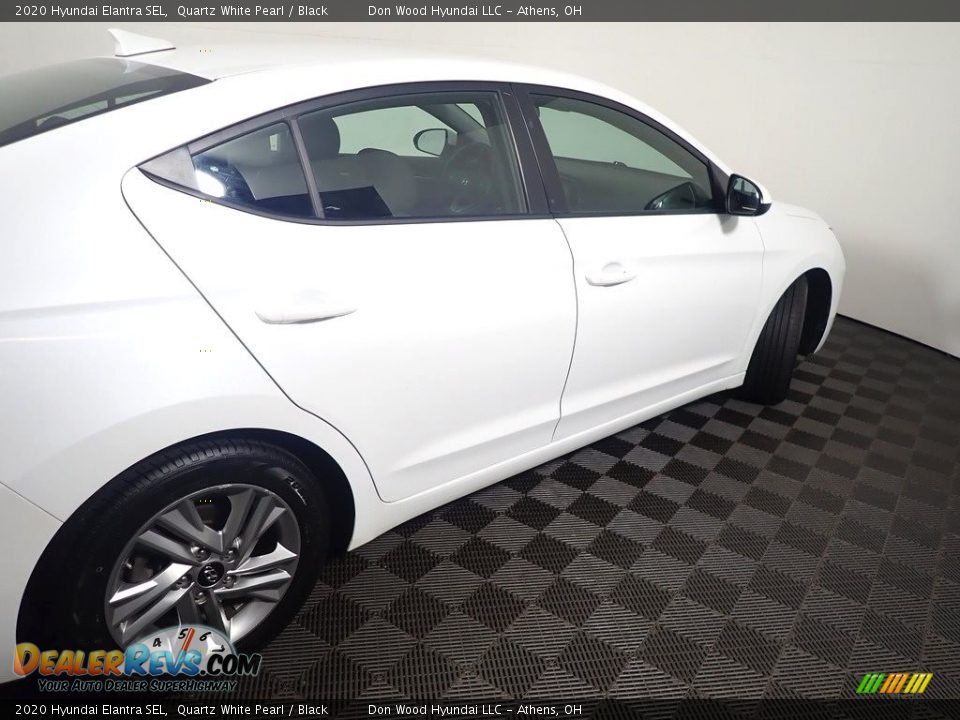 2020 Hyundai Elantra SEL Quartz White Pearl / Black Photo #19