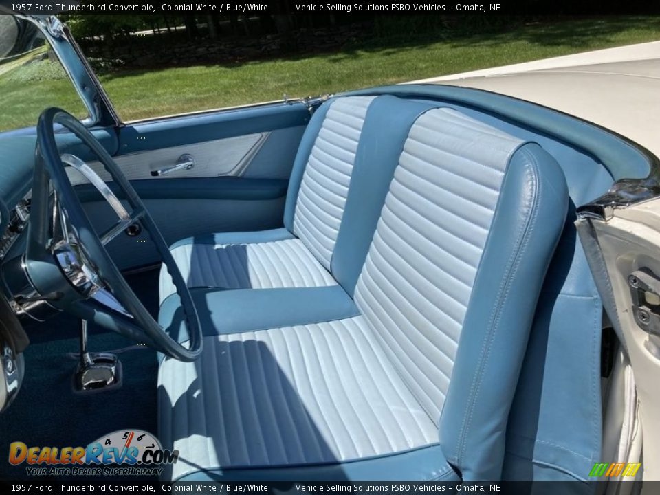 Front Seat of 1957 Ford Thunderbird Convertible Photo #10