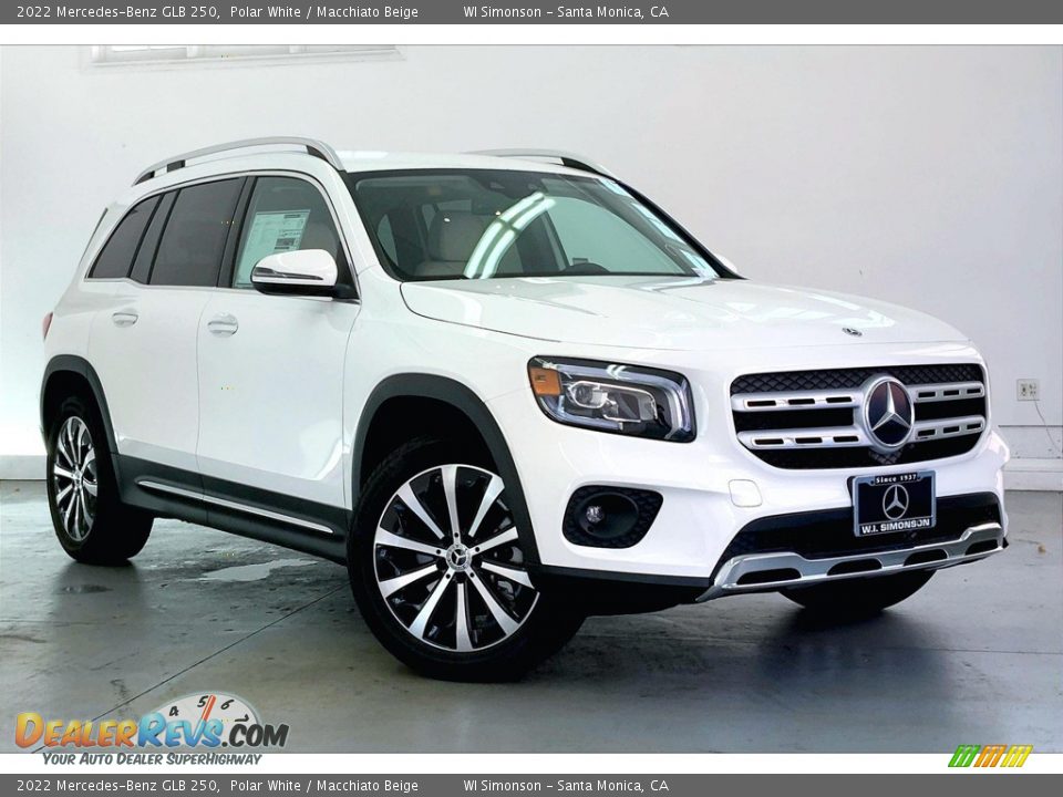 2022 Mercedes-Benz GLB 250 Polar White / Macchiato Beige Photo #12