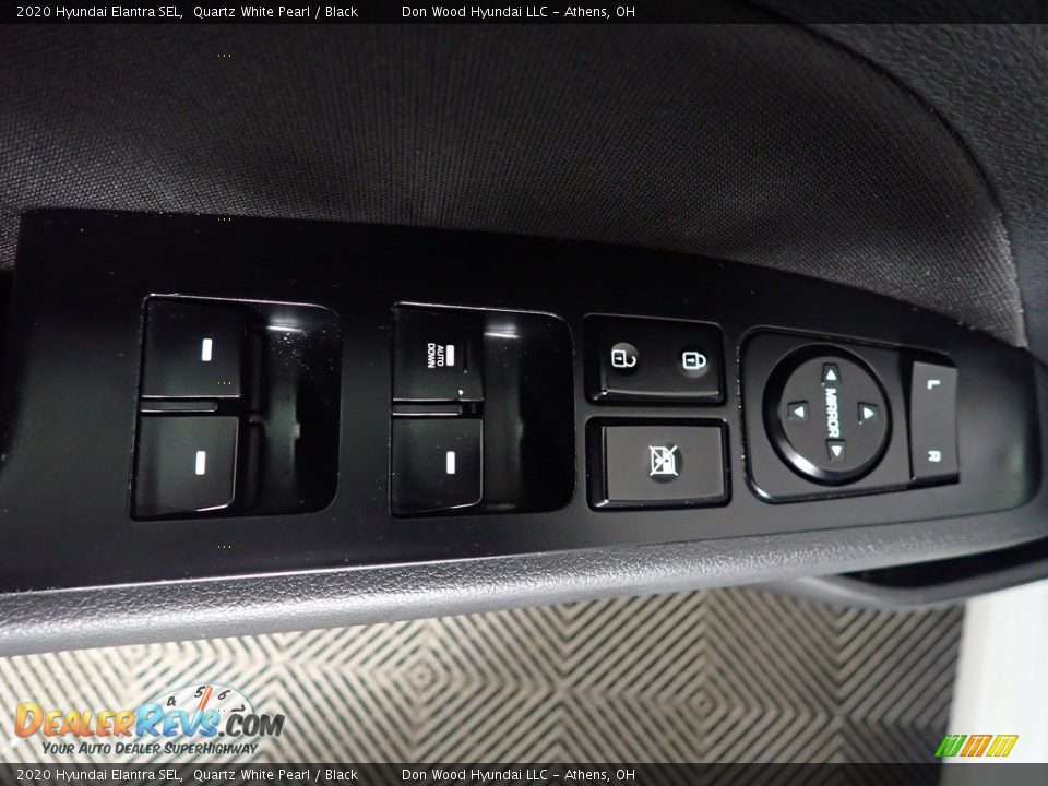 2020 Hyundai Elantra SEL Quartz White Pearl / Black Photo #21