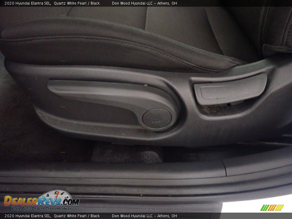 2020 Hyundai Elantra SEL Quartz White Pearl / Black Photo #23