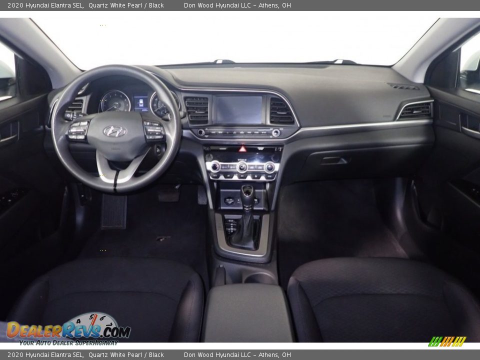2020 Hyundai Elantra SEL Quartz White Pearl / Black Photo #24