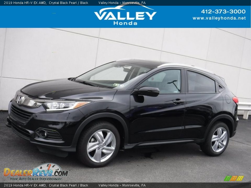 2019 Honda HR-V EX AWD Crystal Black Pearl / Black Photo #1