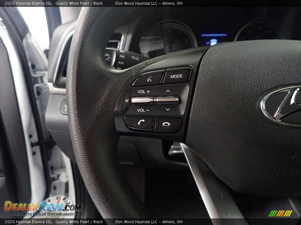 2020 Hyundai Elantra SEL Quartz White Pearl / Black Photo #29