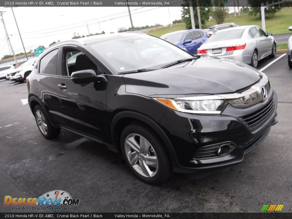 2019 Honda HR-V EX AWD Crystal Black Pearl / Black Photo #6