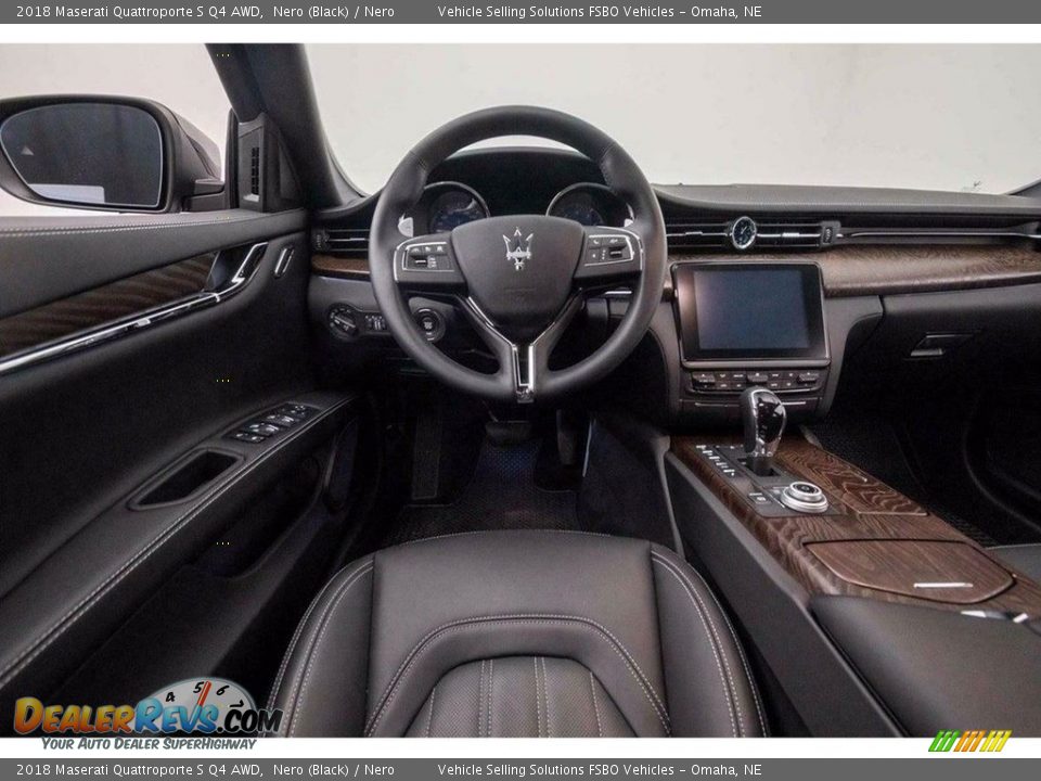 Nero Interior - 2018 Maserati Quattroporte S Q4 AWD Photo #7