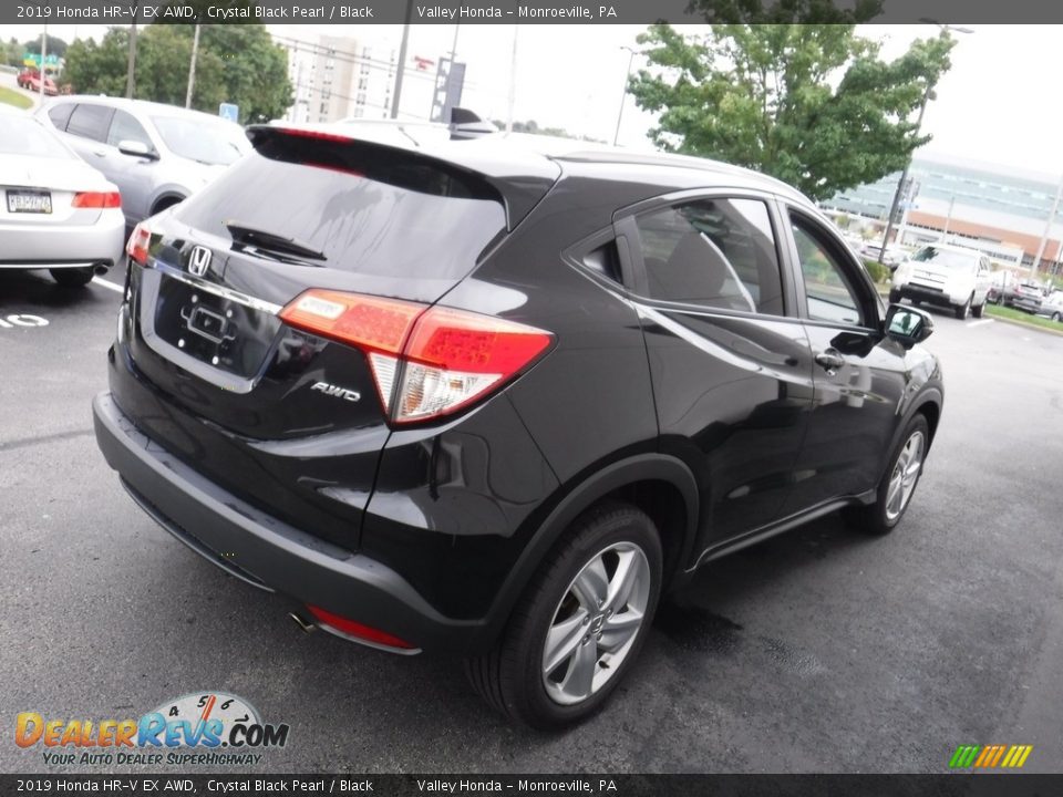 2019 Honda HR-V EX AWD Crystal Black Pearl / Black Photo #7