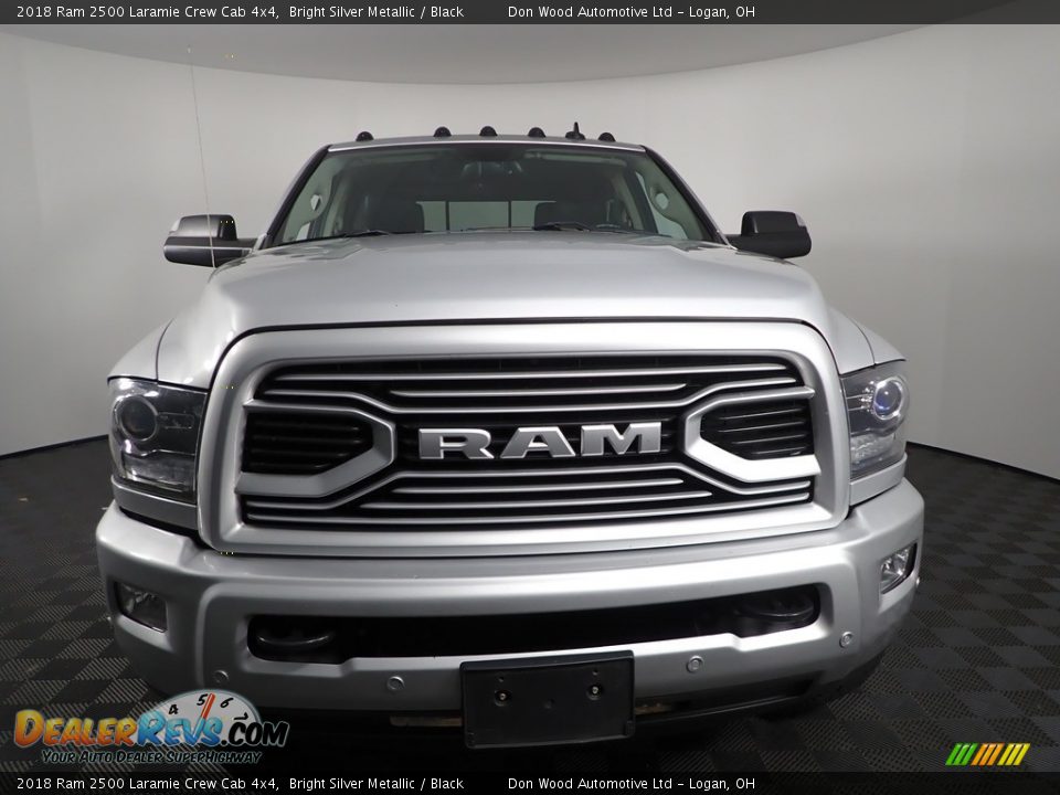 2018 Ram 2500 Laramie Crew Cab 4x4 Bright Silver Metallic / Black Photo #7