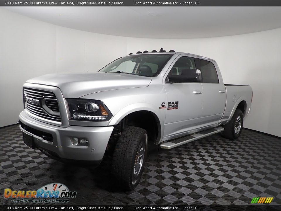 2018 Ram 2500 Laramie Crew Cab 4x4 Bright Silver Metallic / Black Photo #8