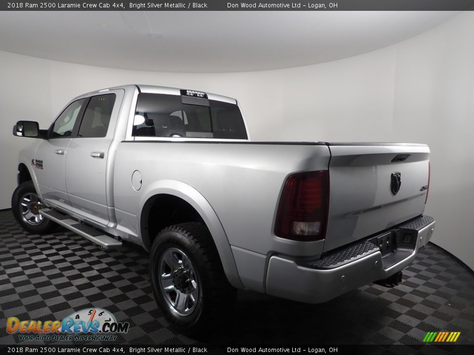 2018 Ram 2500 Laramie Crew Cab 4x4 Bright Silver Metallic / Black Photo #9