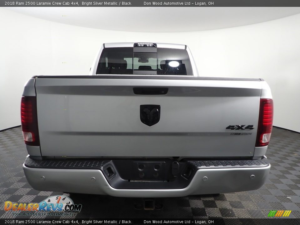 2018 Ram 2500 Laramie Crew Cab 4x4 Bright Silver Metallic / Black Photo #10