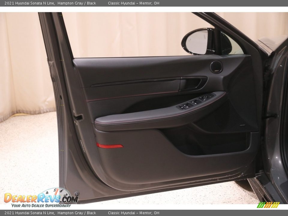 2021 Hyundai Sonata N Line Hampton Gray / Black Photo #4
