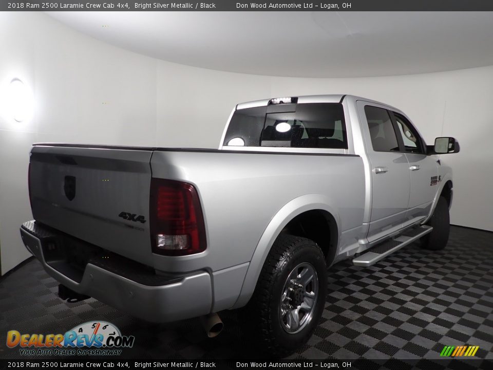 2018 Ram 2500 Laramie Crew Cab 4x4 Bright Silver Metallic / Black Photo #12