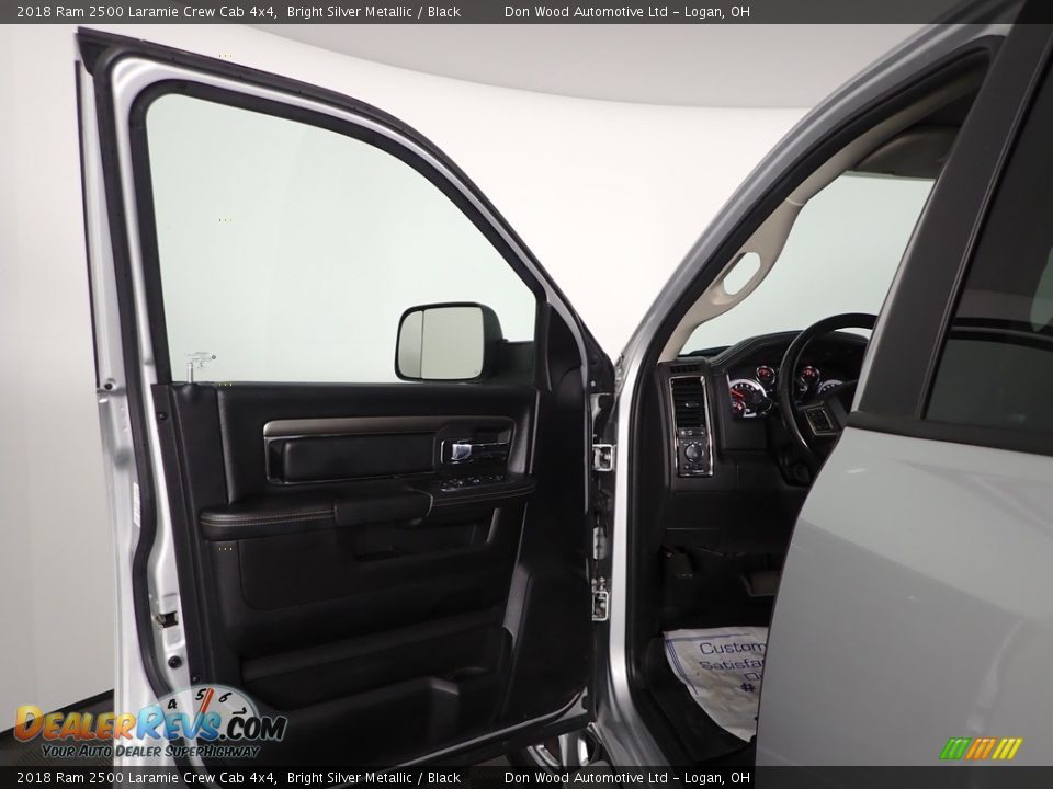 2018 Ram 2500 Laramie Crew Cab 4x4 Bright Silver Metallic / Black Photo #13
