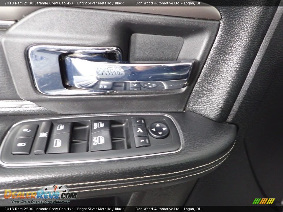 2018 Ram 2500 Laramie Crew Cab 4x4 Bright Silver Metallic / Black Photo #14