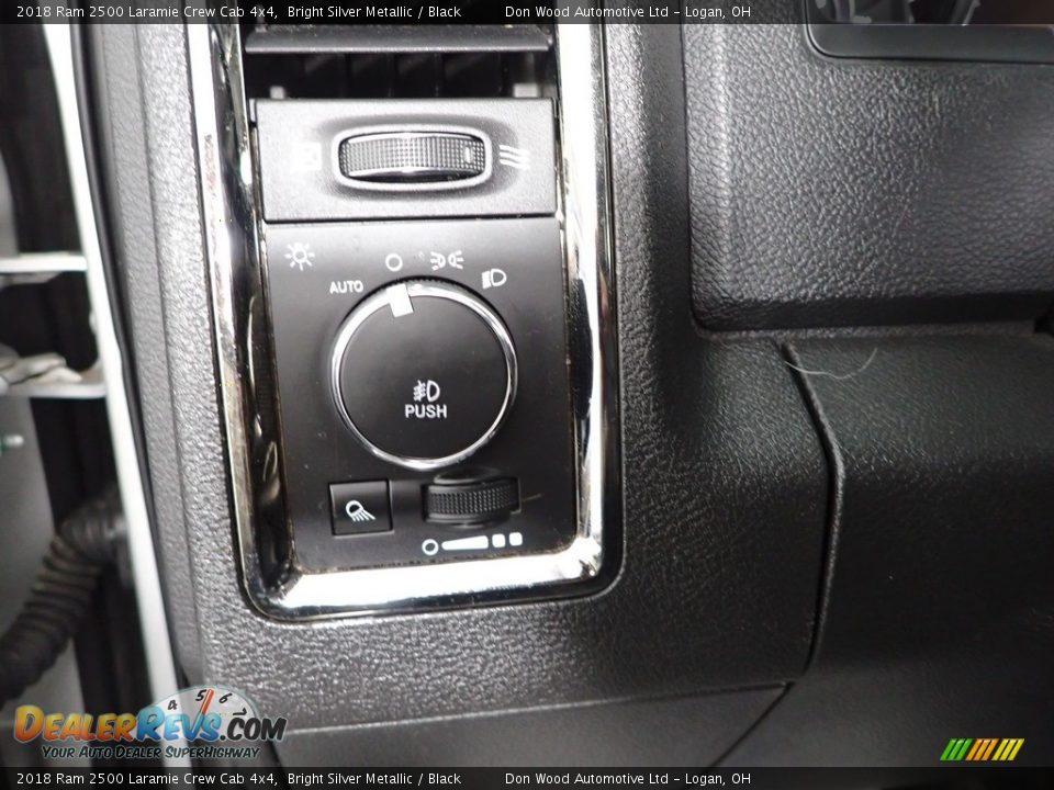 2018 Ram 2500 Laramie Crew Cab 4x4 Bright Silver Metallic / Black Photo #17