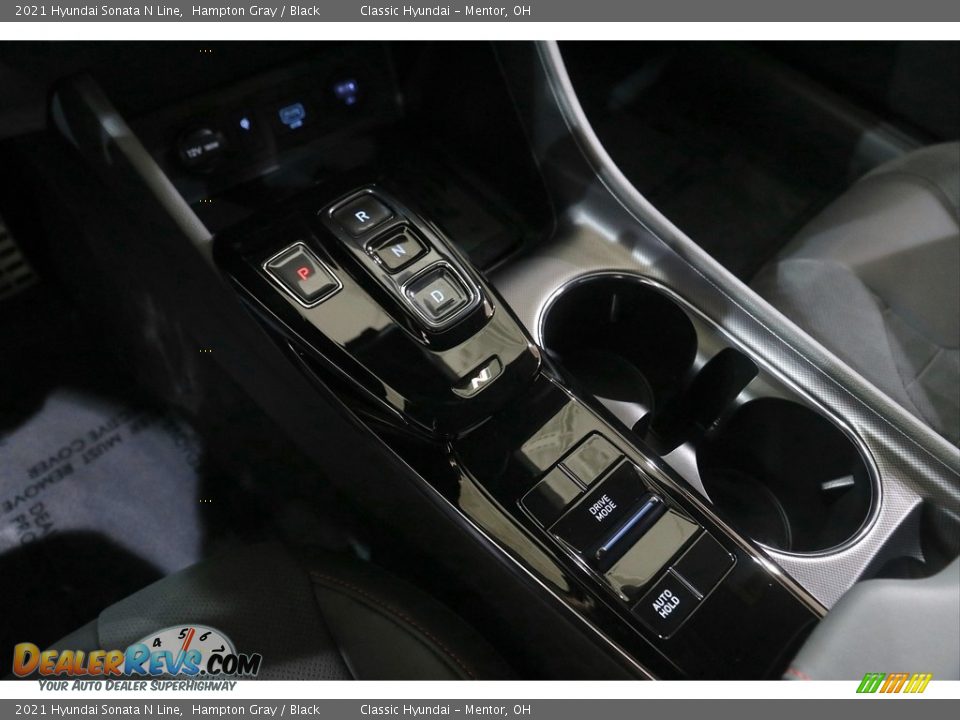 2021 Hyundai Sonata N Line Hampton Gray / Black Photo #16