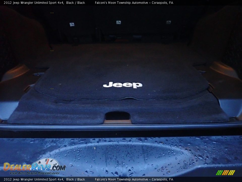 2012 Jeep Wrangler Unlimited Sport 4x4 Black / Black Photo #4