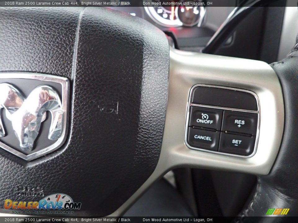 2018 Ram 2500 Laramie Crew Cab 4x4 Bright Silver Metallic / Black Photo #20