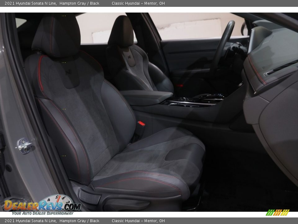 2021 Hyundai Sonata N Line Hampton Gray / Black Photo #17