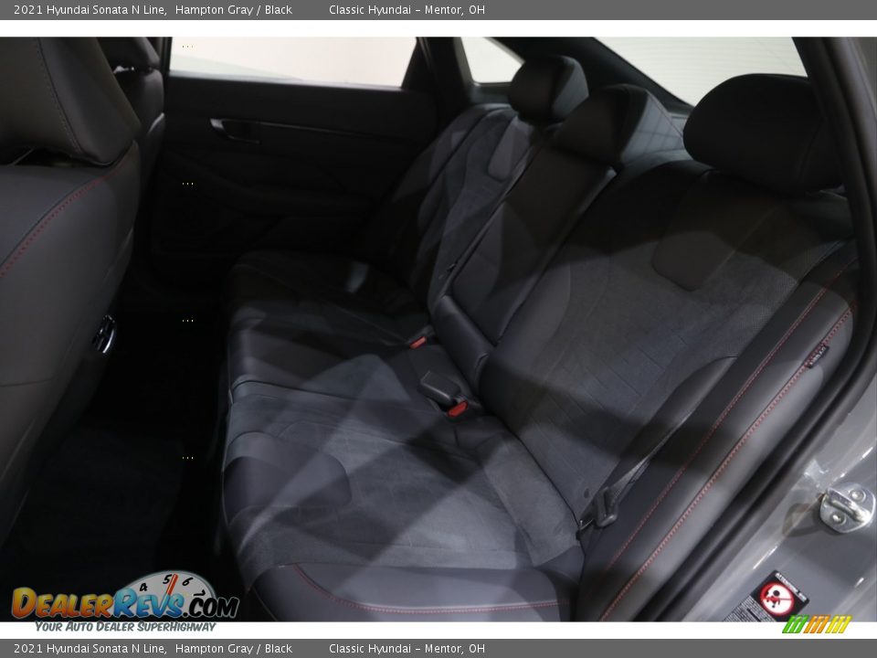 2021 Hyundai Sonata N Line Hampton Gray / Black Photo #19