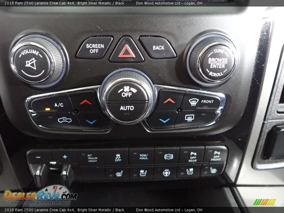 2018 Ram 2500 Laramie Crew Cab 4x4 Bright Silver Metallic / Black Photo #23
