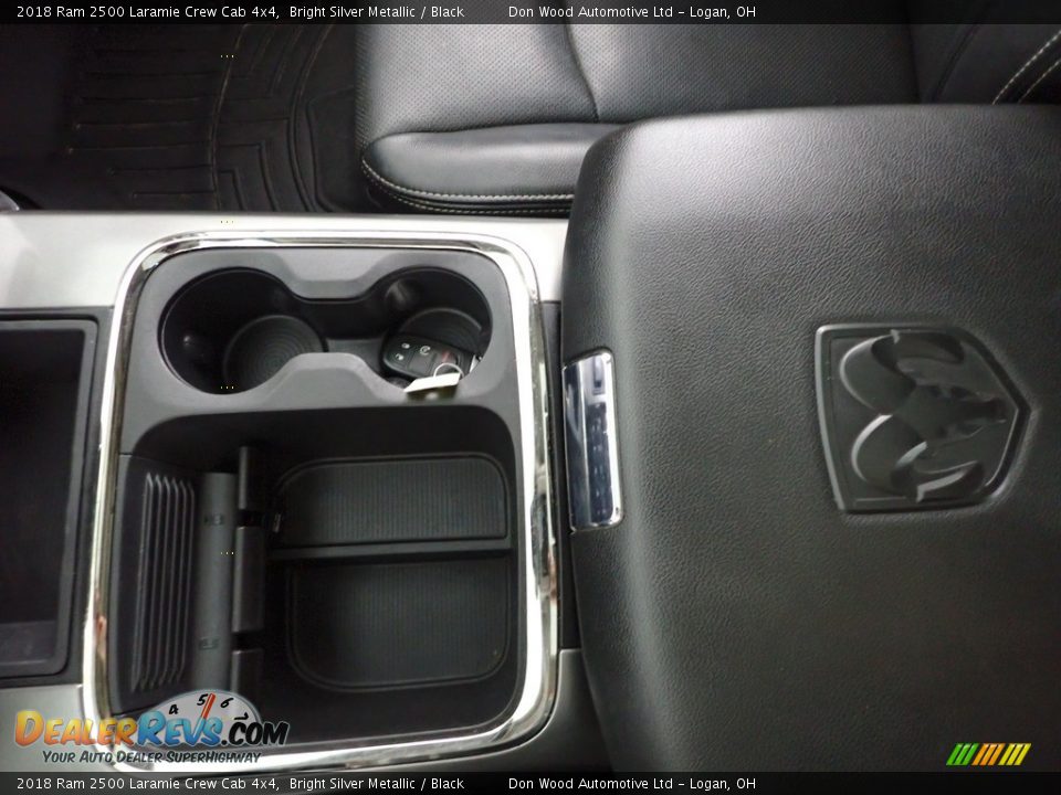 2018 Ram 2500 Laramie Crew Cab 4x4 Bright Silver Metallic / Black Photo #24