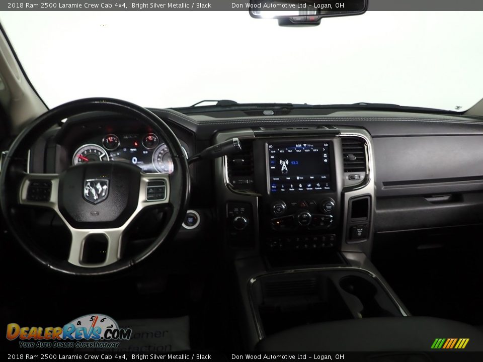 2018 Ram 2500 Laramie Crew Cab 4x4 Bright Silver Metallic / Black Photo #28