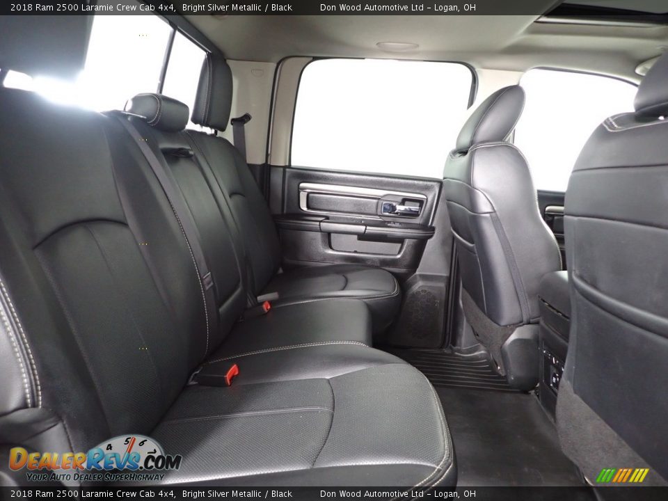 2018 Ram 2500 Laramie Crew Cab 4x4 Bright Silver Metallic / Black Photo #34