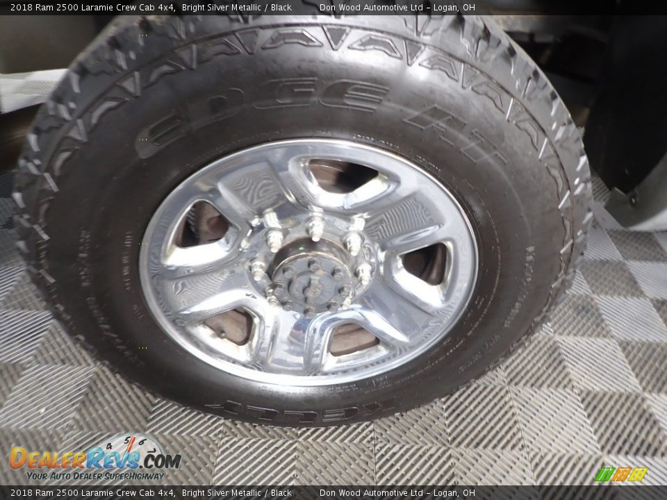 2018 Ram 2500 Laramie Crew Cab 4x4 Bright Silver Metallic / Black Photo #35