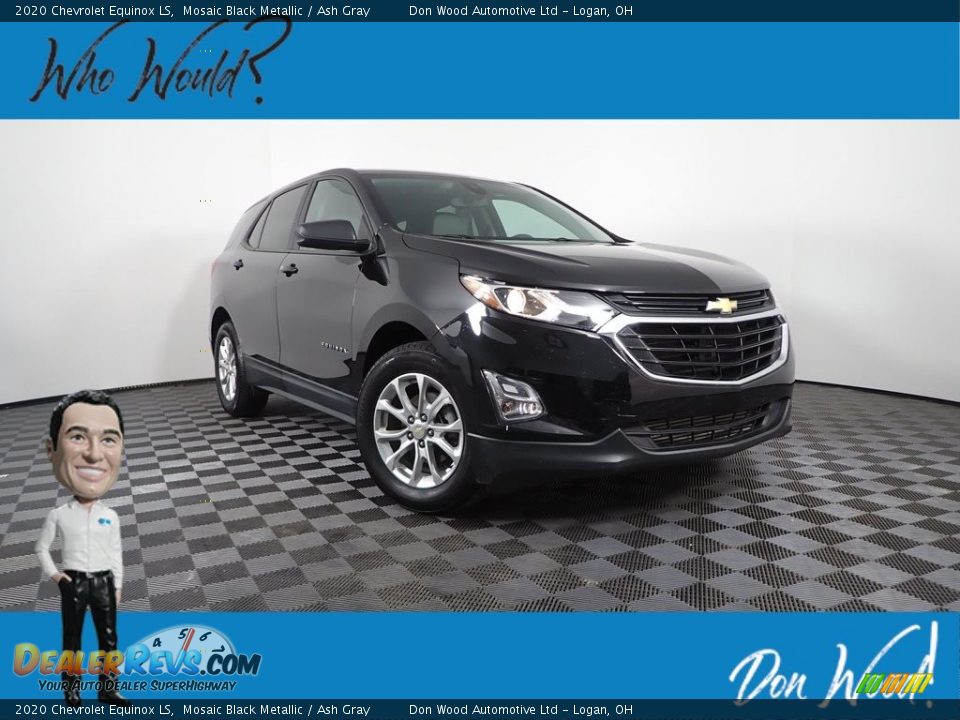 2020 Chevrolet Equinox LS Mosaic Black Metallic / Ash Gray Photo #1