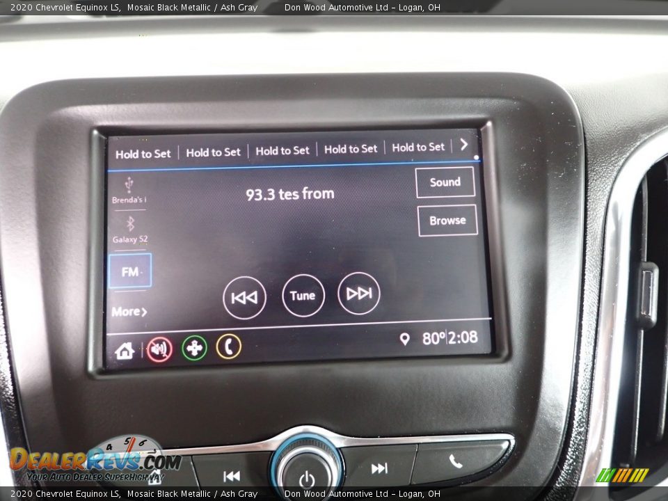 2020 Chevrolet Equinox LS Mosaic Black Metallic / Ash Gray Photo #2