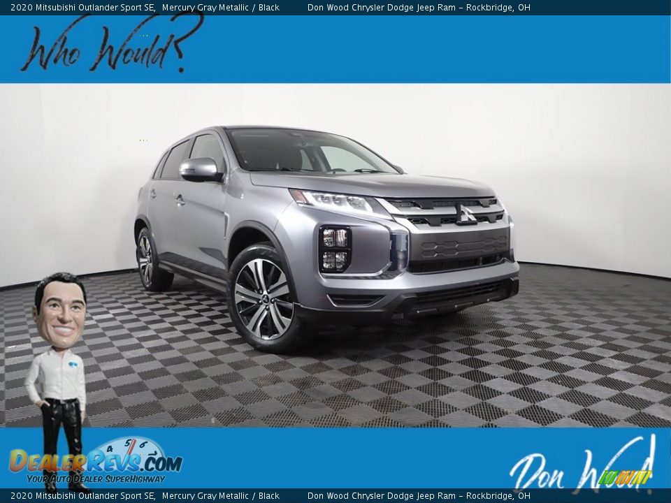 2020 Mitsubishi Outlander Sport SE Mercury Gray Metallic / Black Photo #1