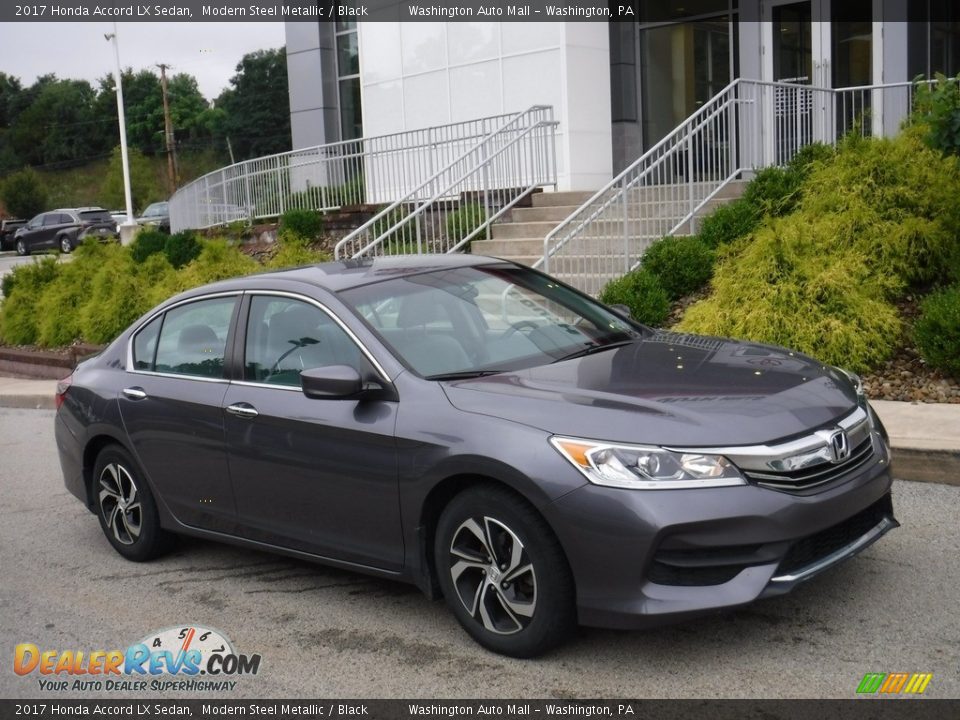 2017 Honda Accord LX Sedan Modern Steel Metallic / Black Photo #1