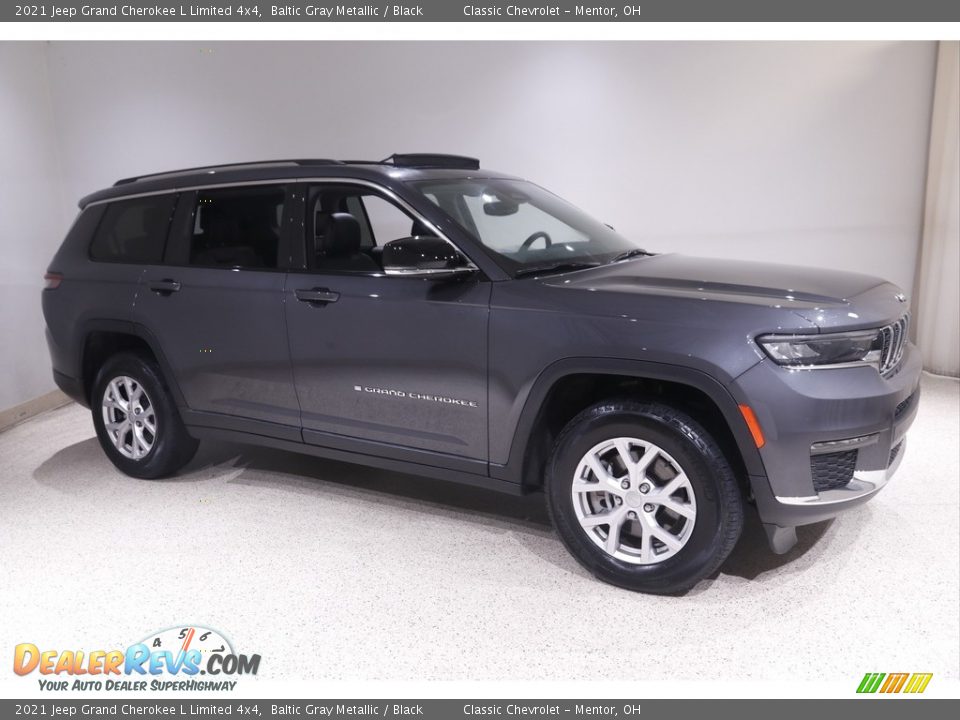 2021 Jeep Grand Cherokee L Limited 4x4 Baltic Gray Metallic / Black Photo #1