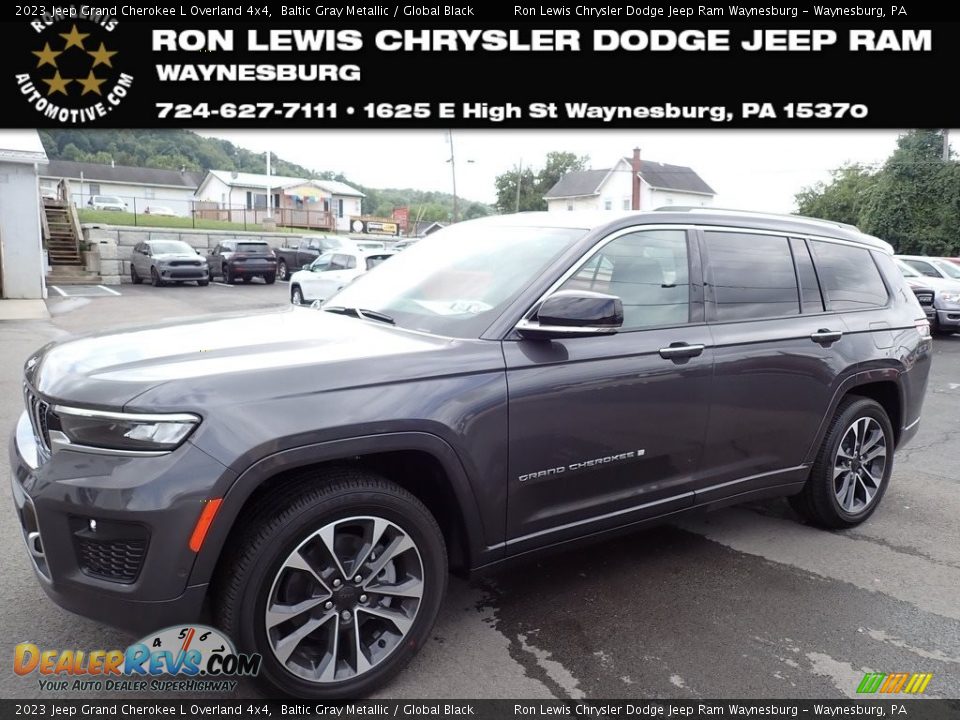 2023 Jeep Grand Cherokee L Overland 4x4 Baltic Gray Metallic / Global Black Photo #1