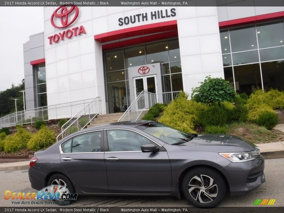 2017 Honda Accord LX Sedan Modern Steel Metallic / Black Photo #2