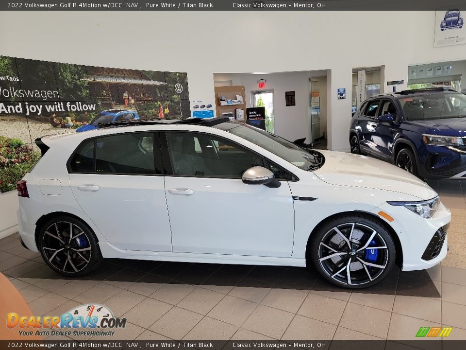 Pure White 2022 Volkswagen Golf R 4Motion w/DCC. NAV. Photo #2