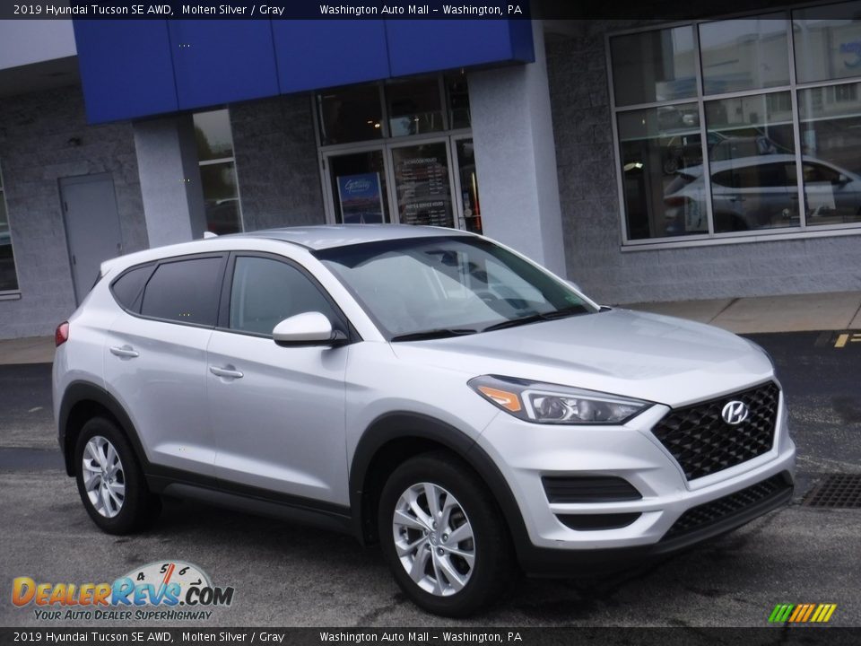 2019 Hyundai Tucson SE AWD Molten Silver / Gray Photo #1