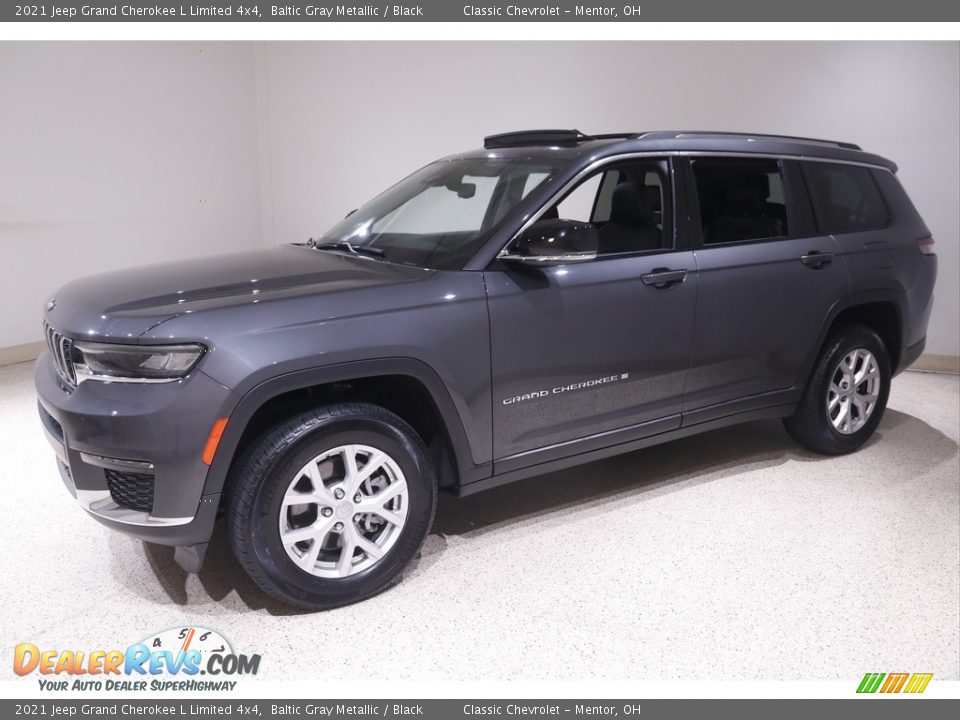 2021 Jeep Grand Cherokee L Limited 4x4 Baltic Gray Metallic / Black Photo #3