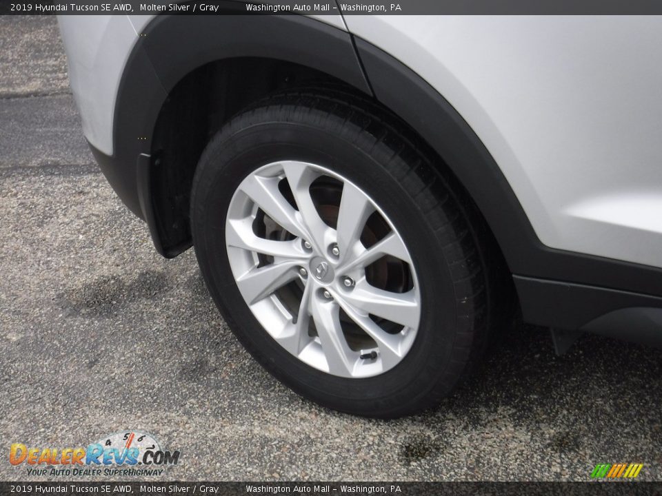 2019 Hyundai Tucson SE AWD Molten Silver / Gray Photo #3