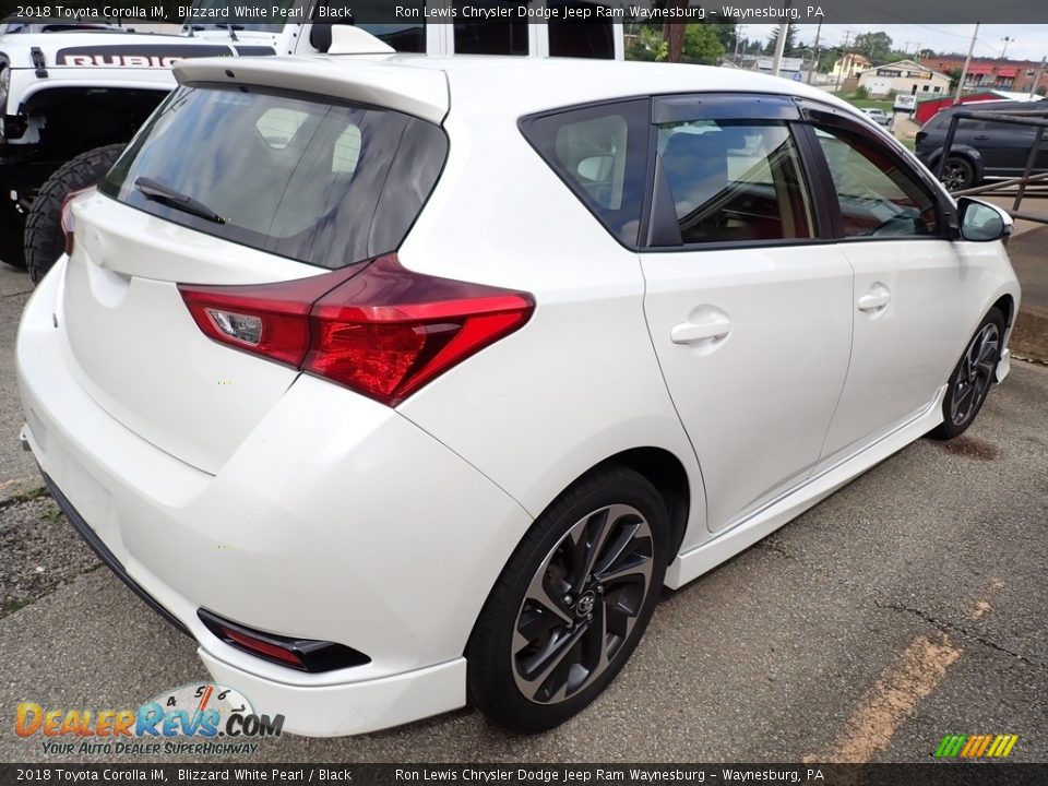 2018 Toyota Corolla iM Blizzard White Pearl / Black Photo #3