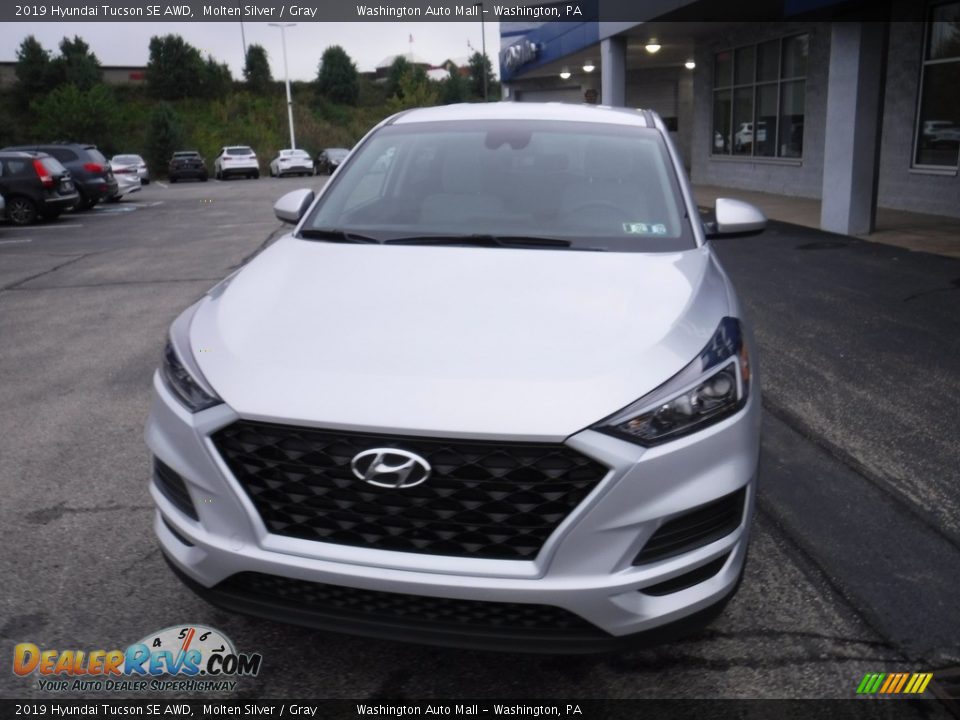 2019 Hyundai Tucson SE AWD Molten Silver / Gray Photo #4