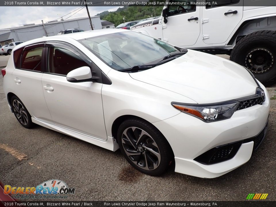 2018 Toyota Corolla iM Blizzard White Pearl / Black Photo #4