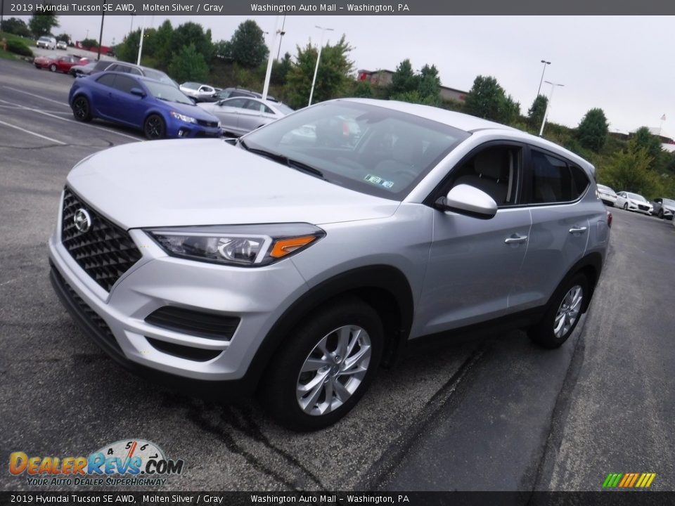 2019 Hyundai Tucson SE AWD Molten Silver / Gray Photo #6